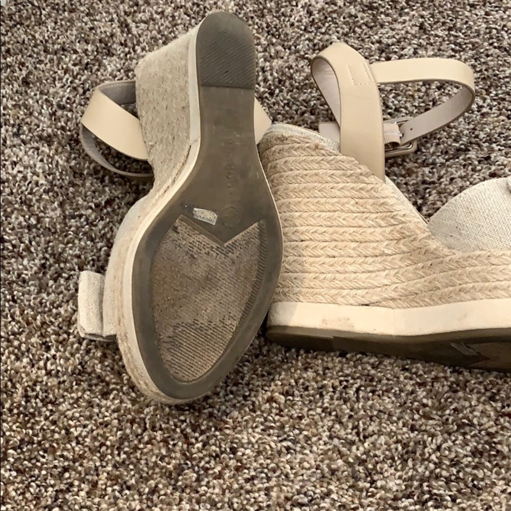 Nude Bamboo Wedges - Picture 4 of 4